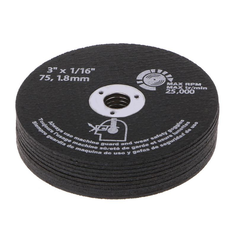 Set 10 Đĩa Chà Nhám Cho Máy Cắt Kim Loại