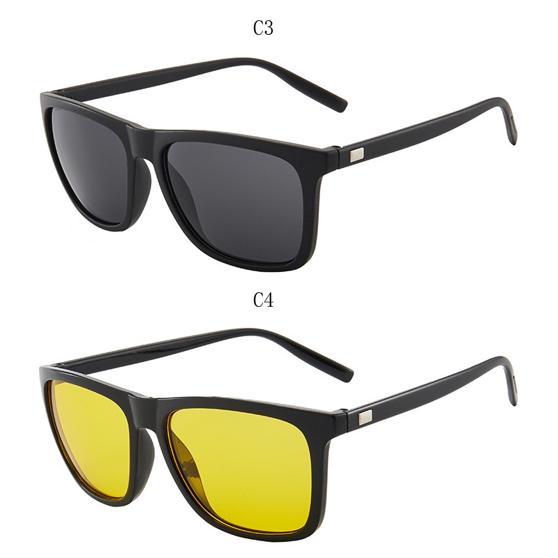 Kính Mát Gọng Vuông Chống Tia UV Nhiều Màu Sắc Thời Trang Hàn Quốc Dành Cho Nam Nữ