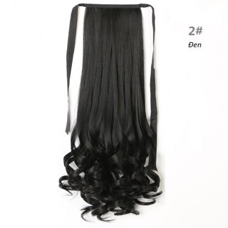 Tóc giả cột xoăn đuôi 48cm