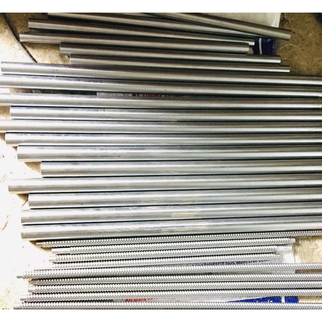 Trục trơn phi 20  mạ crom dài 200mm/500mm/600mm/800mm/1000mm