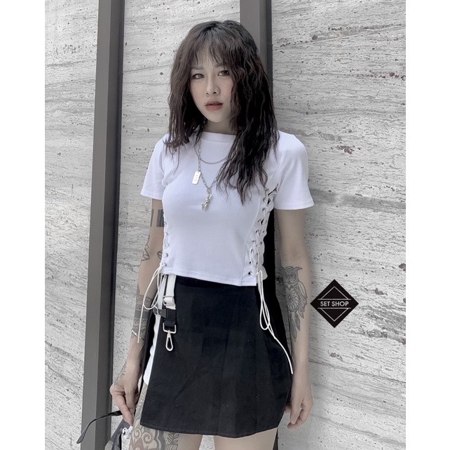 Áo croptop đan dây sườn | BigBuy360 - bigbuy360.vn