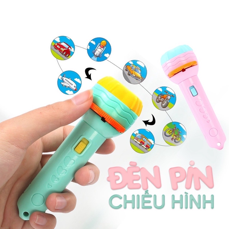 Đèn Pin Chiếu Hình Cho Bé Yêu Tha Hồ Khám Phá