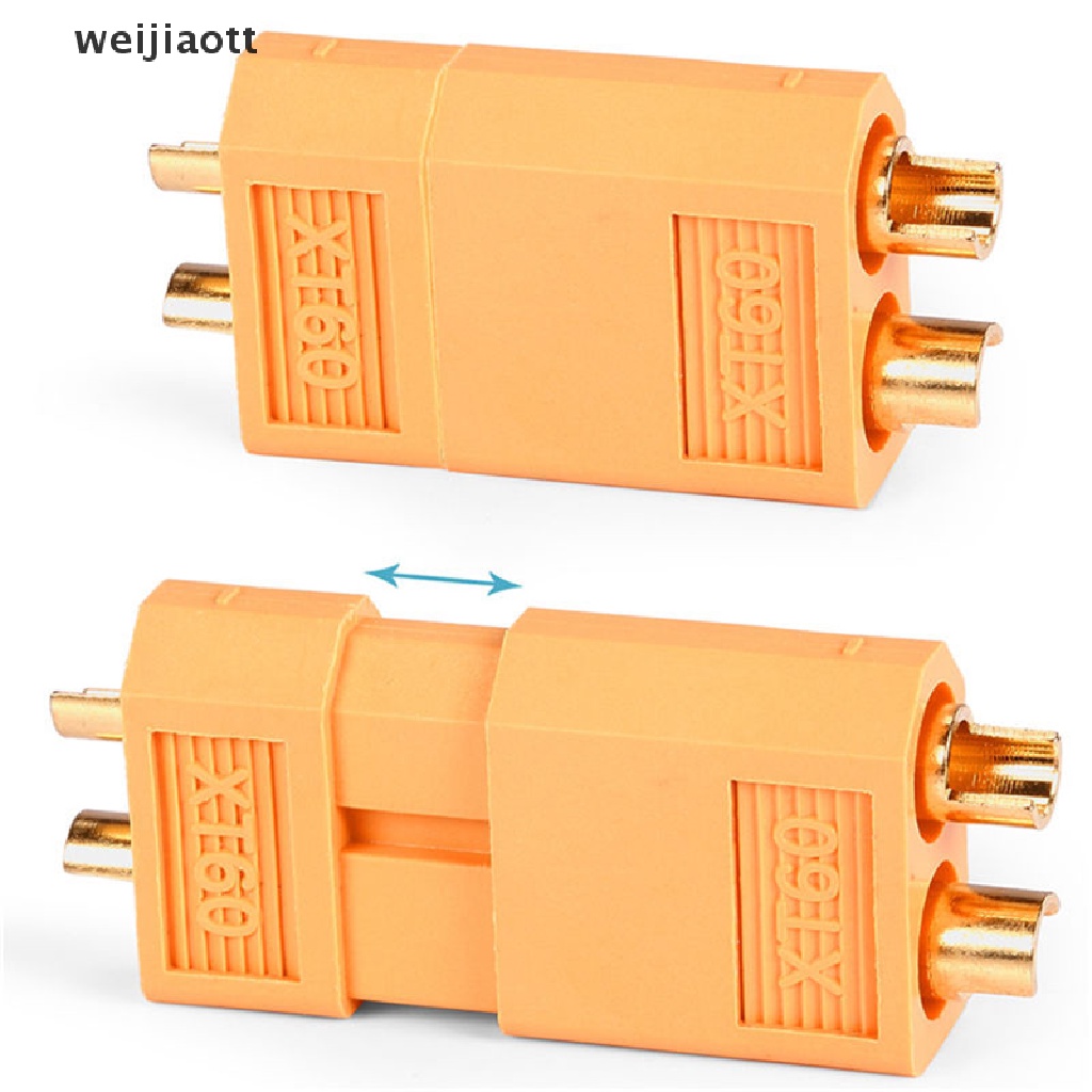weijiaott 20PCS 10 Pairs XT60 Male Female Bullet Connectors Plugs For RC Lipo WT