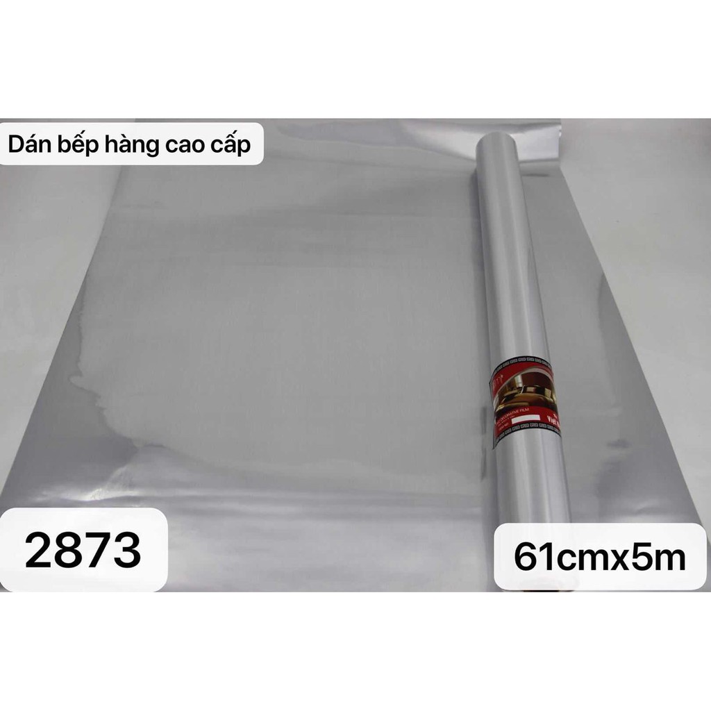 Giấy Dán Tường ,Dán Bếp Sẵn Keo Tráng Nhôm Chịu Nhiệt ( 5m x 61cm / cuộn)