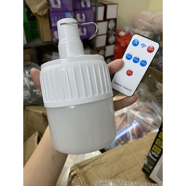 BÓNG ĐÈN LED TÍCH ĐIỆN CÓ ĐIỀU KHIỂN SIÊU HÓT