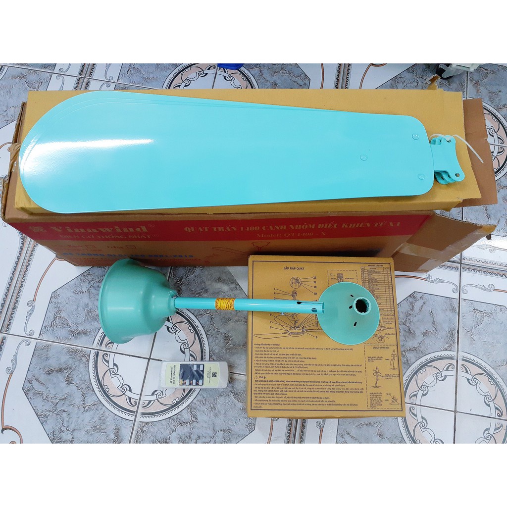 Quạt trần điện cơ Thống Nhất Vinawind QT1400, (Hàng chính hãng - Bảo hành 12 tháng)