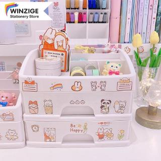 Winzige Ins Stationery Desktop Hộp Đựng Đồ Trang Điểm Để Bàn