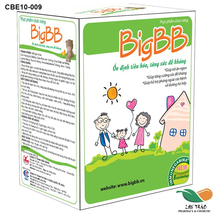 [chính hãng] BigBB Xanh giúp bé ăn ngon tiêu hóa khỏe tăng cường hấp thu
