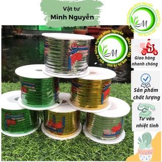 Dây kim tuyến buộc cây hoa lan, cây cảnh loại nhỏ 100g dây buộc lan, dây buộc đa năng, dây bó thép bọc nilon