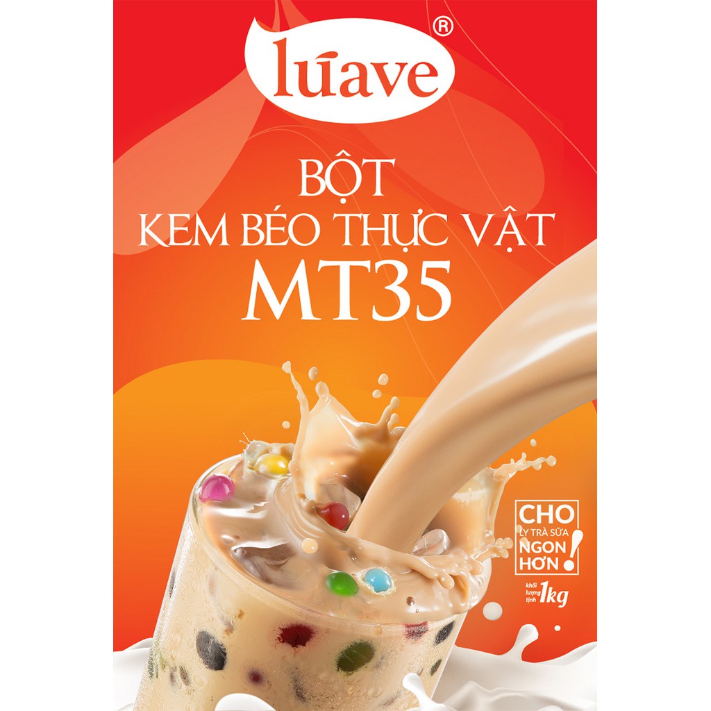 Bột Kem Béo Thực Vật MT35 – 1kg - Nguyên Liệu Pha Chế Trà Sữa Và Bột Làm Bánh