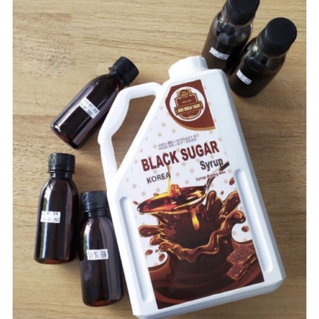 Siro đường đen Hàn Quốc 100ml (Tách từ chai nguyên 2L)