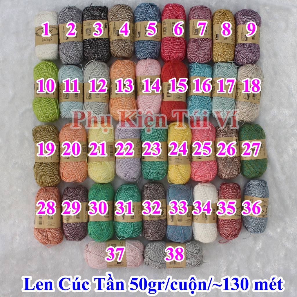 Len cúc tần 30k/50g ~130m