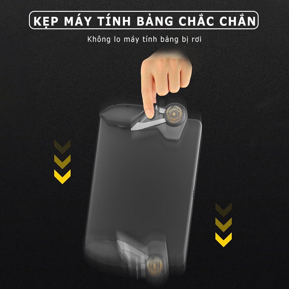 Tay cầm chơi game máy tính bảng lPAD MEMO AKPAD 6K thao tác 6 ngón hỗ trợ ghìm tâm thiết kế công thái học chơi PUBG FF