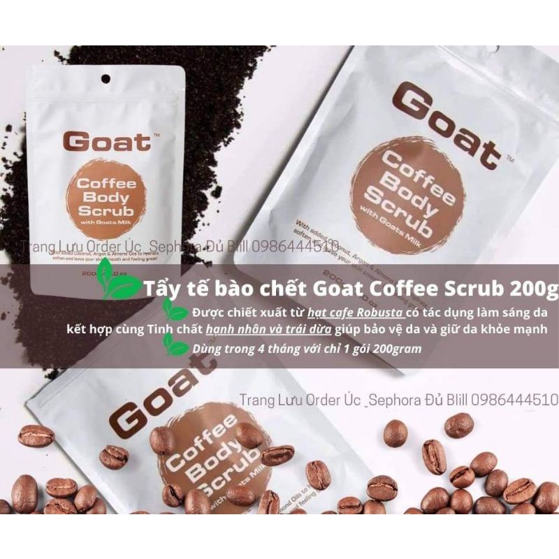 Tẩy Da Chết Coffe Organic Goat Của Úc