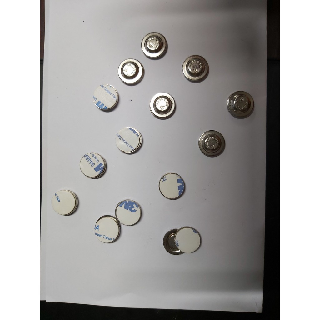 Nam châm cài áo 1 nút tròn