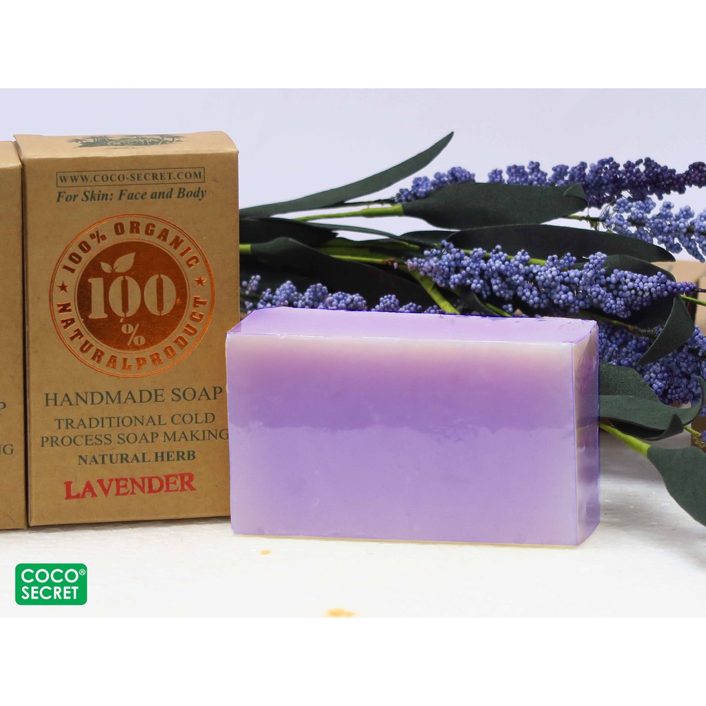 XÀ BÔNG HANDMADE DẦU DỪA LAVENDER | BigBuy360 - bigbuy360.vn