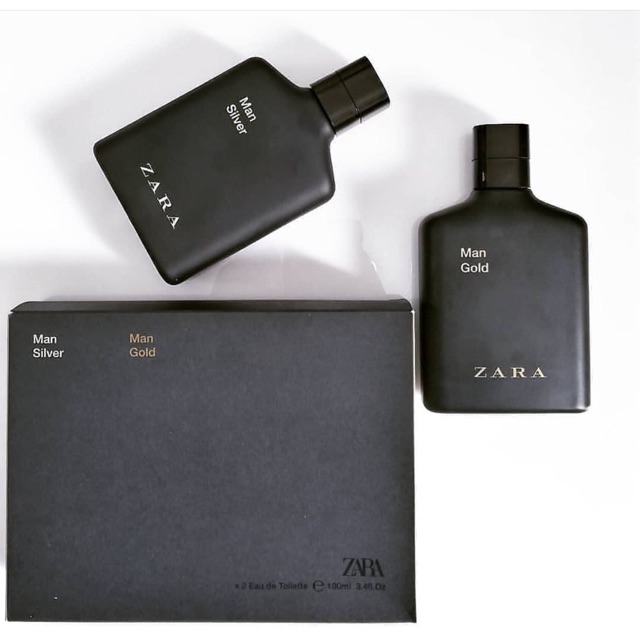 Tách set nước hoa nam ZARA MAN GOLD, SILVER 100ml ko box | Thế Giới Skin Care
