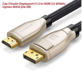CÁP CHUYỂN ĐỔI DISPLAYPORT 1.2 SANG HDMI 2.0 UGREEN 40434