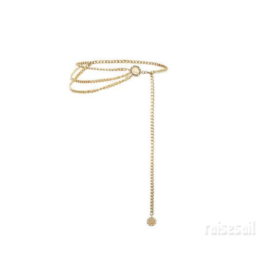 Thắt lưng dây kim loại phong cách cổ điển