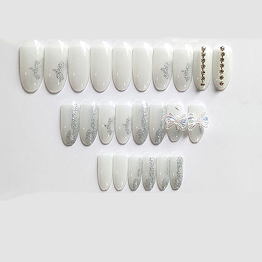 Set 24 móng tay giả dáng ngắn sang trọng thời trang dành cho nữ 2482
