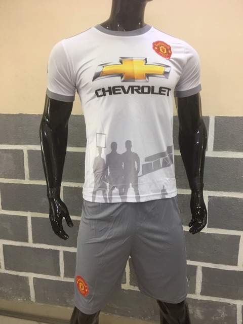 Bộ thể thao nam CLB MU màu trắng