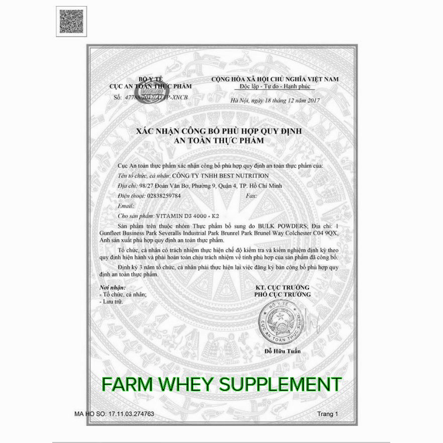 Vitamin D3 K2 Ostrovit - Hỗ trợ tăng sức đề kháng, giúp xương chắc khỏe, tăng test tự nhiên và sức mạnh cơ bắp