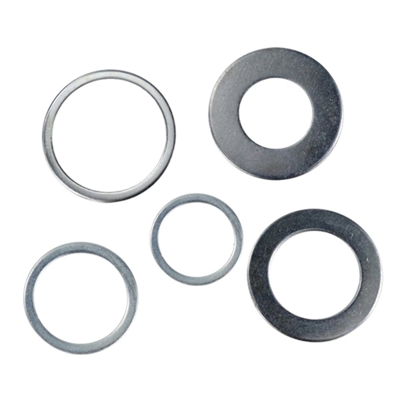 Set 5 Vòng Đệm Bằng Thép Không Gỉ 20mm 25.4mm 30mm Chuyên Dụng Cho Chế Biến Gỗ