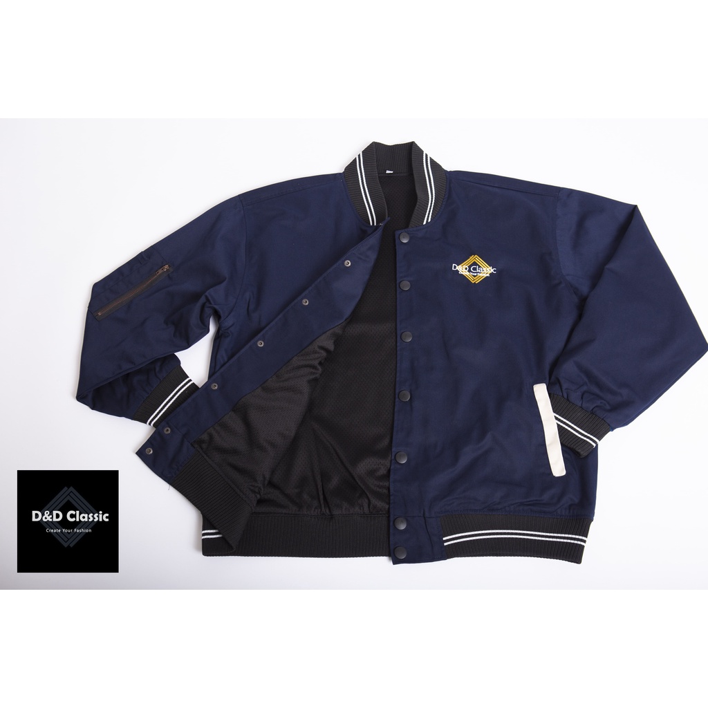 Áo khoác Bomber DD Classic Bacsic V2 Unisex