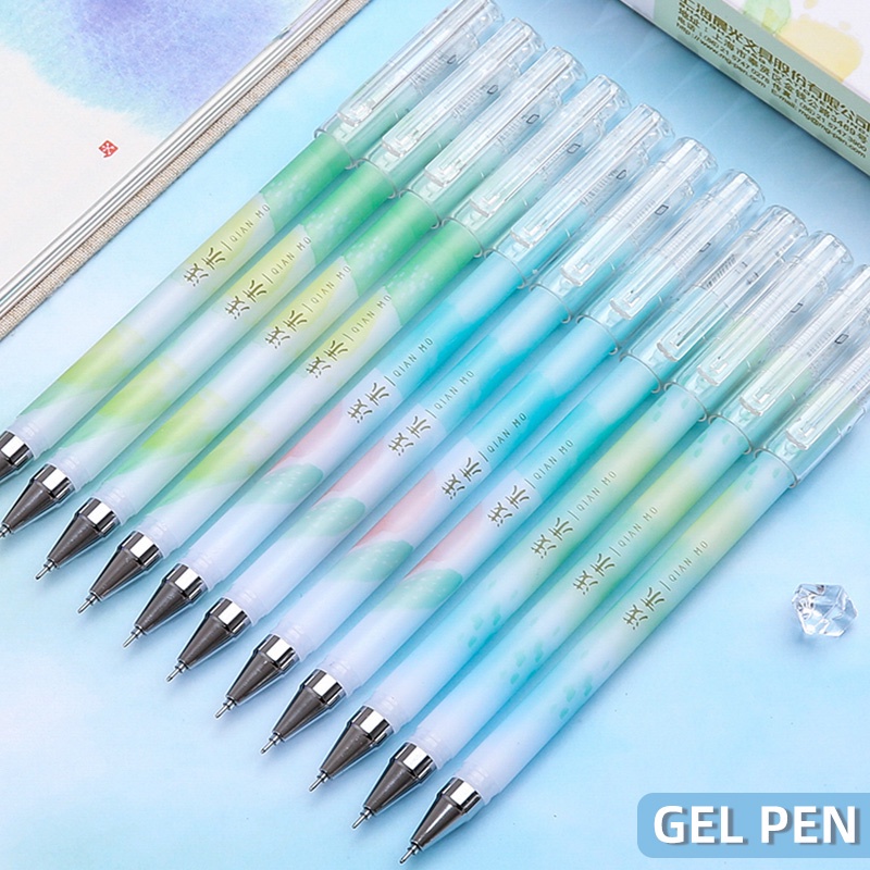 Bút Bi Mực Đen Ngòi 0.5mm Thiết Kế Đơn Giản Dễ Thương Cho Học Sinh