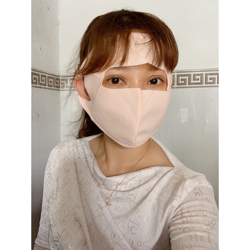 Combo 02 khẩu trang nữ xuất NHật kín mặt trán Ninja mới hot 2019 | BigBuy360 - bigbuy360.vn