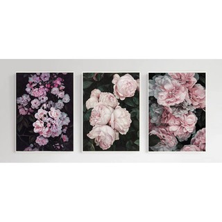 Tranh treo tường canvas trang trí tranh bộ hoa hồng a0001 40x60cm