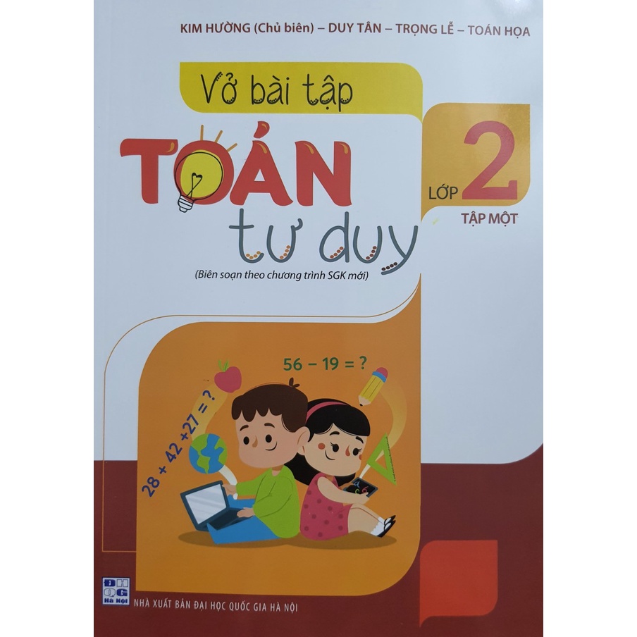 Sách - Vở bài tập Toán tư duy lớp 2 (Tập 1)