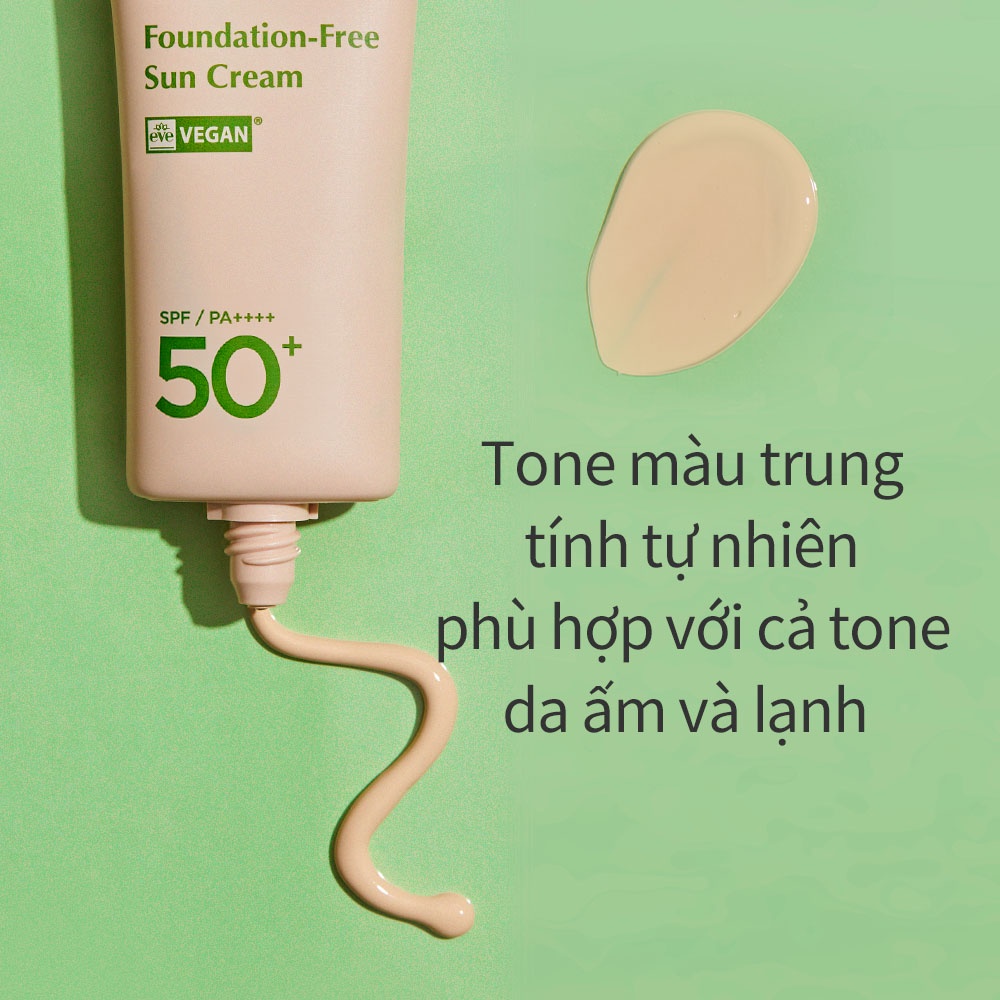 Kem chống nắng nâng tone ma:nyo Foundation-Free Sun Cream 50ml