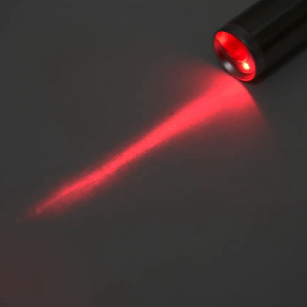 Đèn❤2-in-1 Red Laser Pointer Pen With White LED Light Laser Cat Stick Chaser Toy
