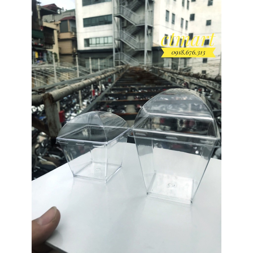 [Mã 156FMCGSALE hoàn 8% đơn 500K] Hộp mousse nhựa cứng - Hộp lục giác bé CH41