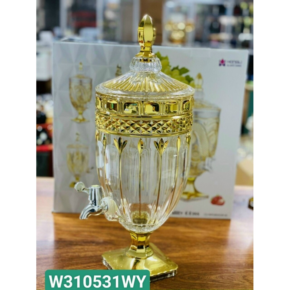 Bình thuỷ tinh đựng r ư ợ u, nước hoa quả, mẫu đẹp hiện đại