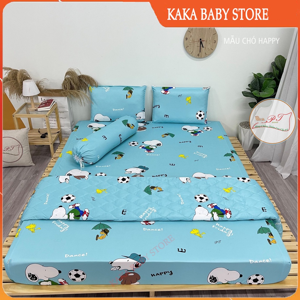 Ga chống thấm cao cấp cho bé, chất liệu thun lụa chống thấm tuyệt đối an toàn với làn da em bé (mẫu mới)