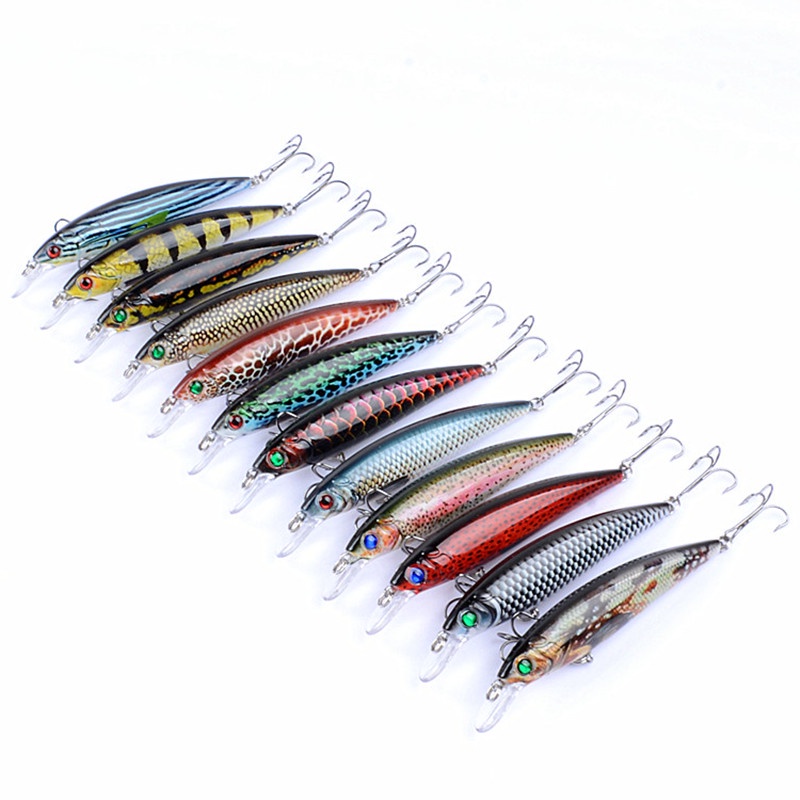 Mồi Giả Nhử Cá 11cm / 13.4g Bằng Nhựa Nhiều Màu Sắc
