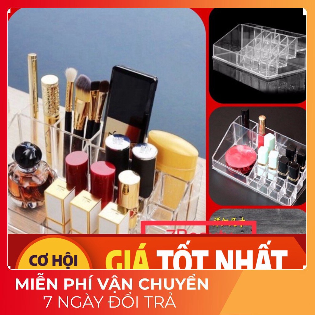 KHAY ĐỂ MỸ PHẨM 16NGĂN,DỤNG CỤ PHUN XĂM