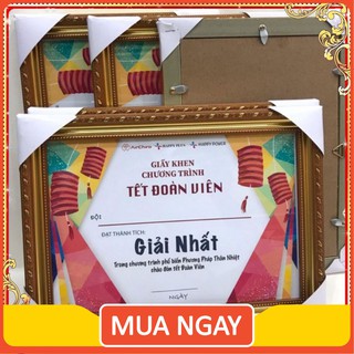 Khung bằng khen A4 Duy Khang, khung hình 21x30