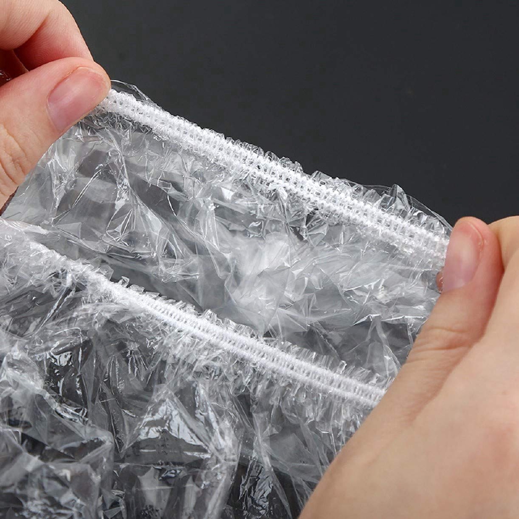 Set 100 Mũ Trùm Tóc Trong Suốt Dùng Một Lần Tiện Dụng