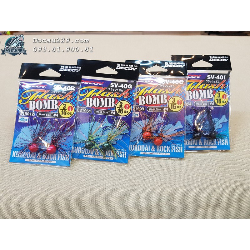 Lưỡi Câu Jig Head Decoy Flash BOMB