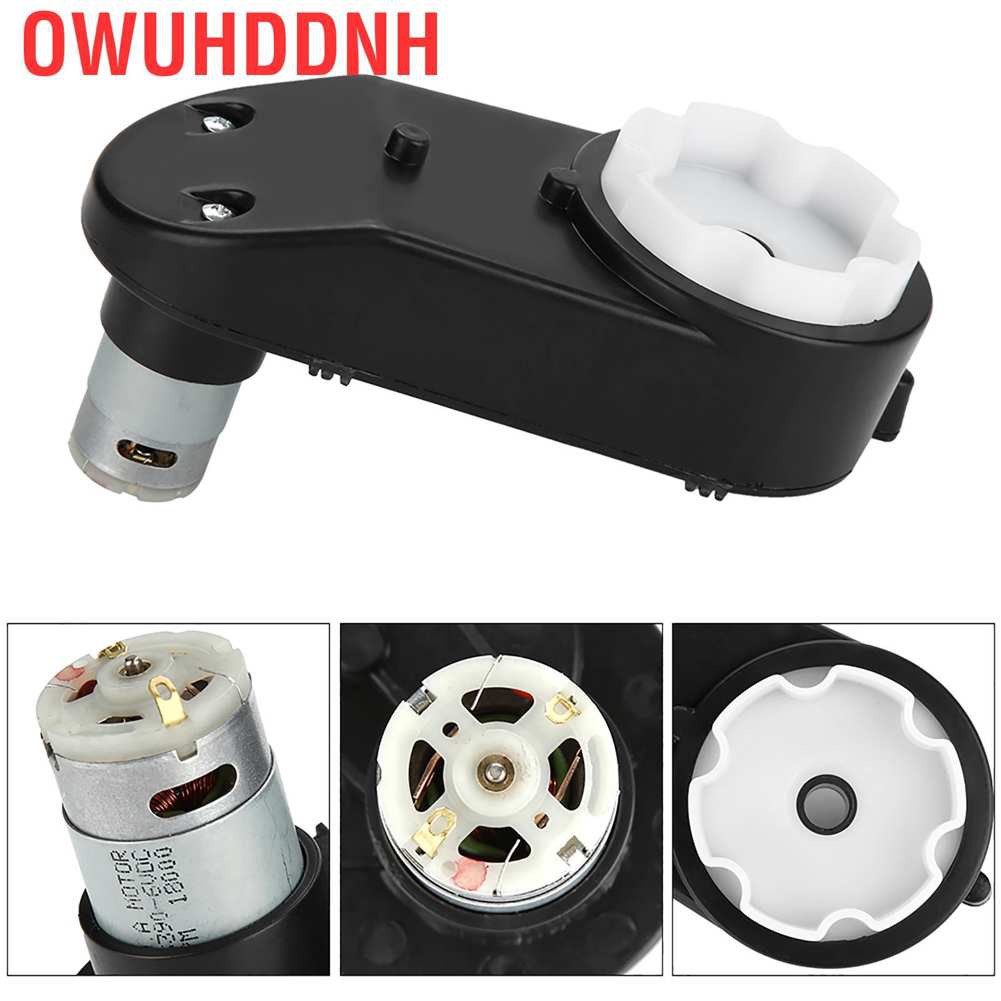 Owuhddnh RS390 Electric Motor Gearbox 6V/12V 12000-20000RPM for Kids Car Toy