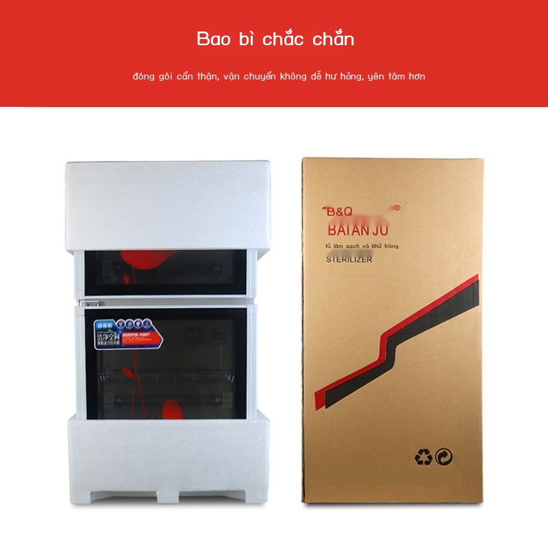 Khử trùng tủ bếp gia đình bộ đồ ăn máy sấy một cửa ozone
