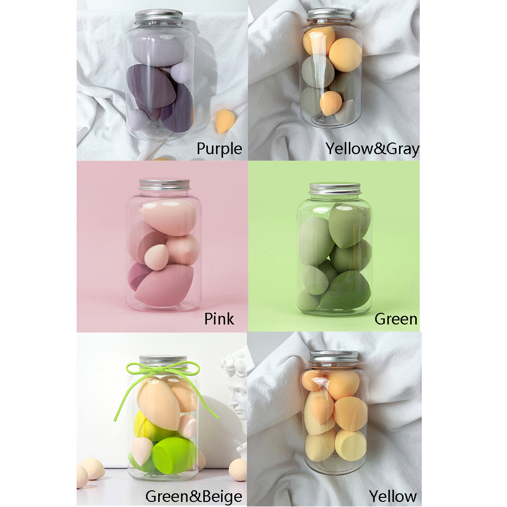 Bông Mút Trang Điểm Hình Giọt Nước Nhiều Màu