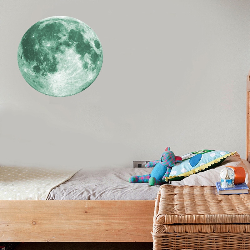 Miếng Dán Tường 3d Dạ Quang Trang Trí Phòng Cho Bé 5 / 12 / 20 / 30cm