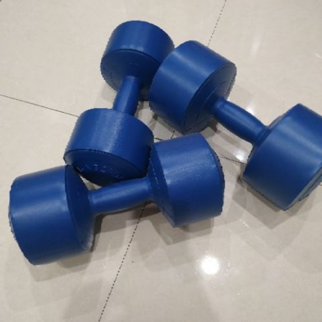 Tạ nhựa đơn 5kg tập GYM đã nhồi (1 chiếc)