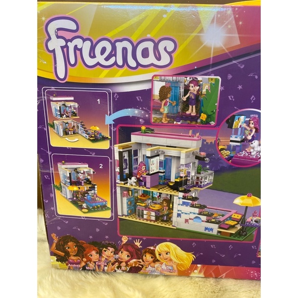 Đồ chơi Lắp Ráp, Xếp Hình Friend Biệt Thự Nhà Kính 2 Tầng 3008-760 mảnh