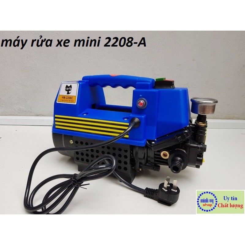 Máy xịt rửa xe cao áp tự hút 2208-A máy rửa xe mini