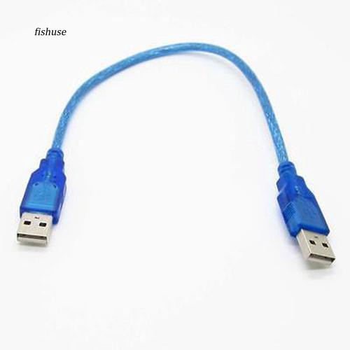 Dây cáp mở rộng cổng USB 2.0 loại A đầu đực sang đầu đực 30cm tiện dụng